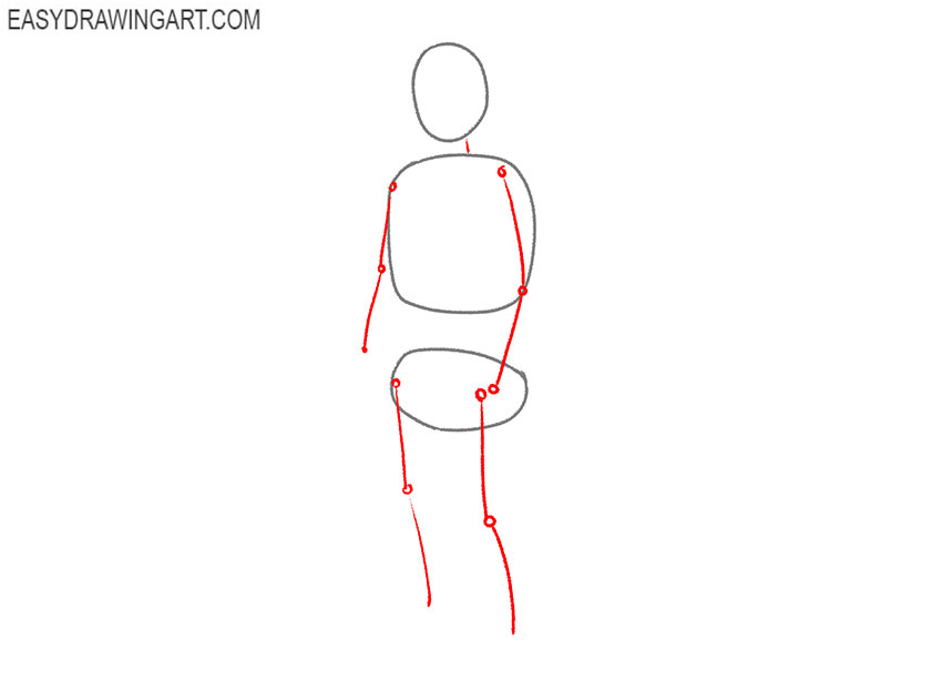 how to draw a firefighter step by step