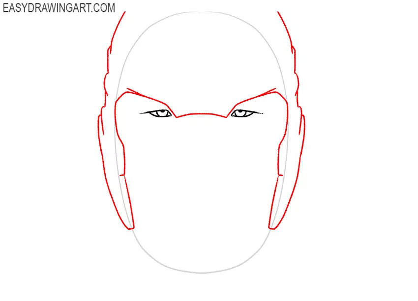 How to Draw Thanos Face for beginners