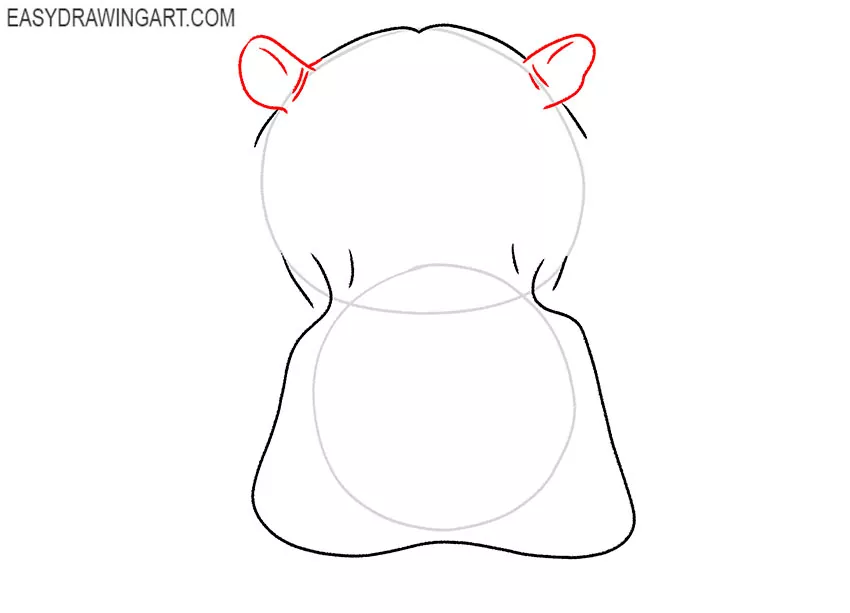 hippopotamus face drawing lesson