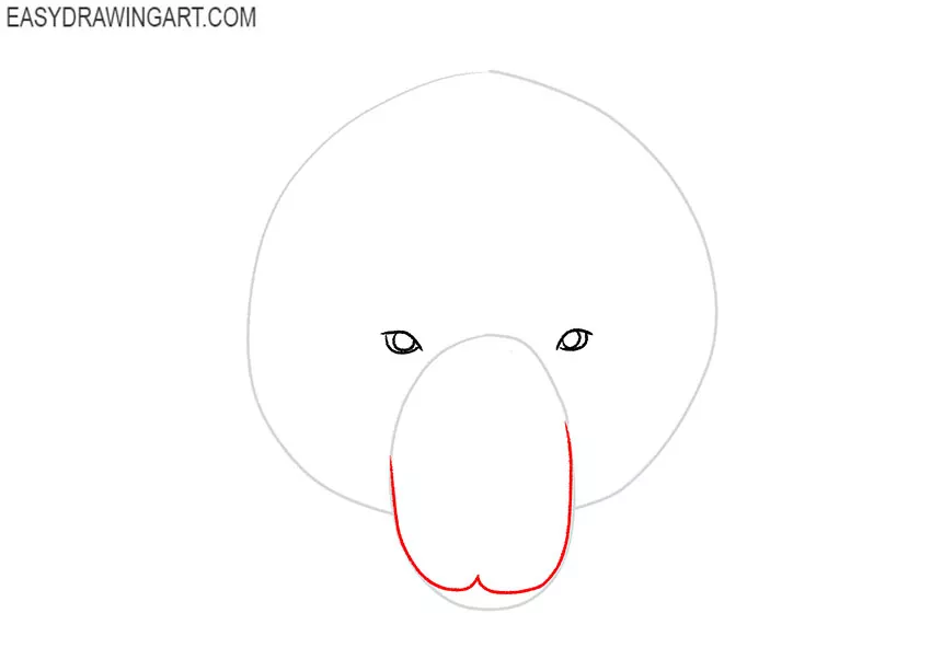 how to draw a bear face step by step