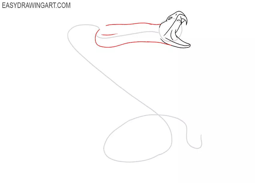 how to draw a rattlesnake realistic