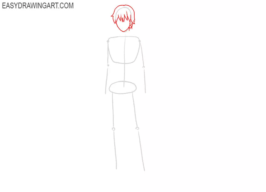 how to draw kaneki easy