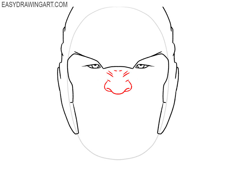 Thanos Face drawing lesson