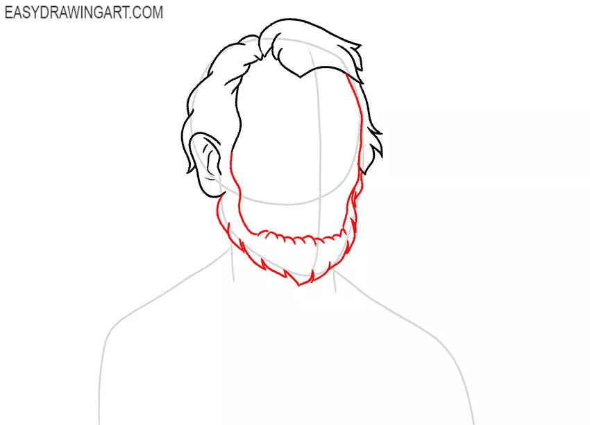 how to draw abraham lincoln cartoon