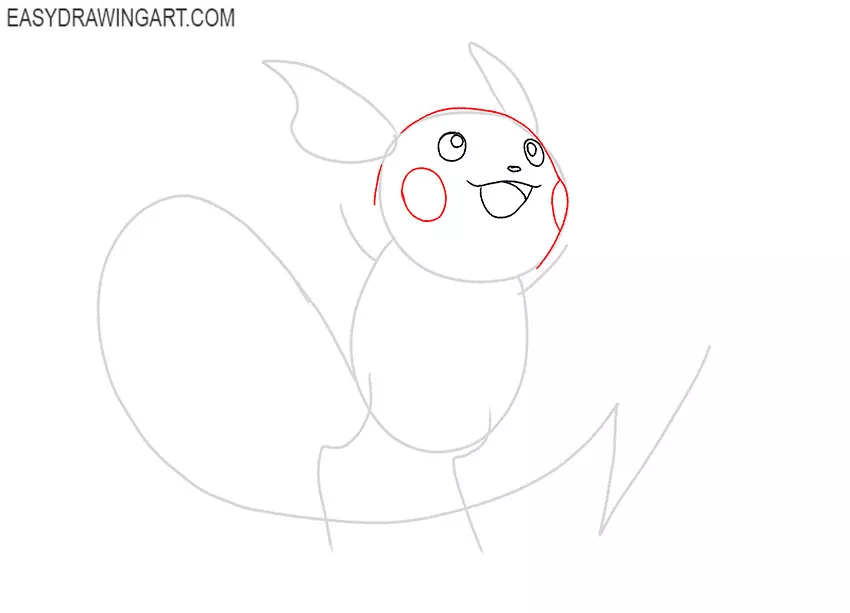 how to draw raichu from pokemon