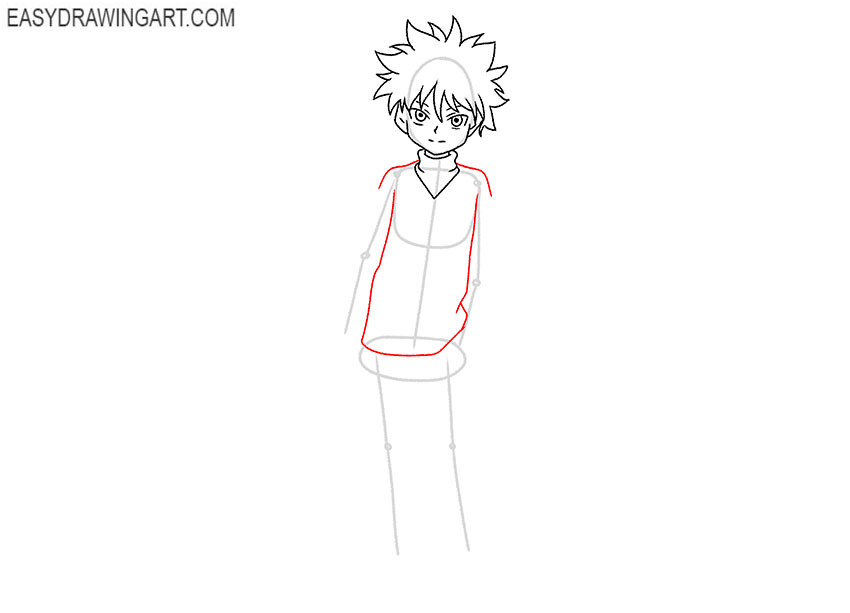 Killua drawing lesson