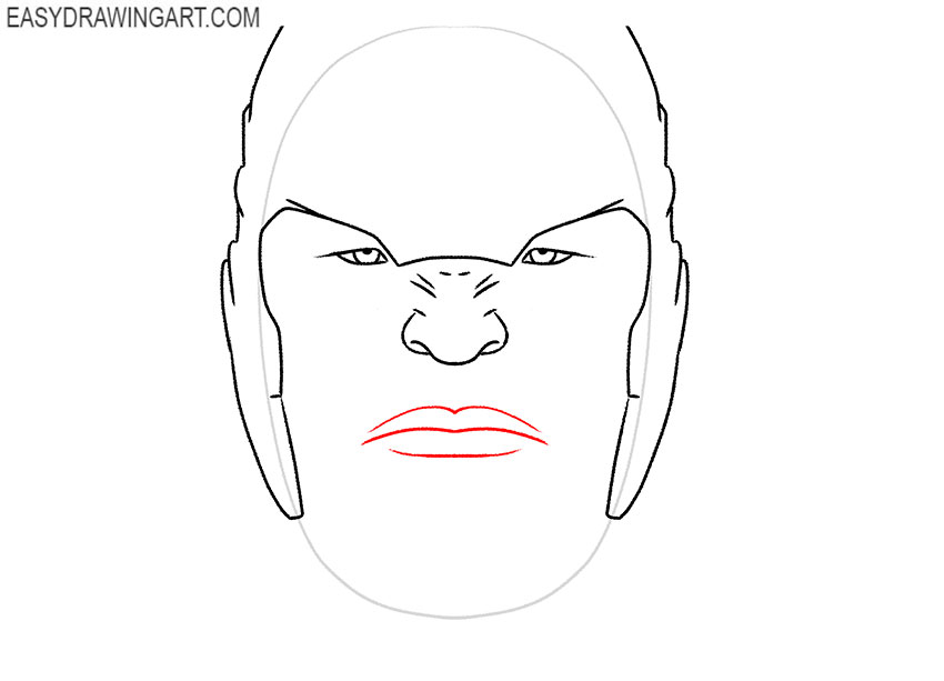 Thanos Face drawing tutorial