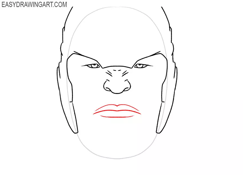 Thanos Face drawing tutorial