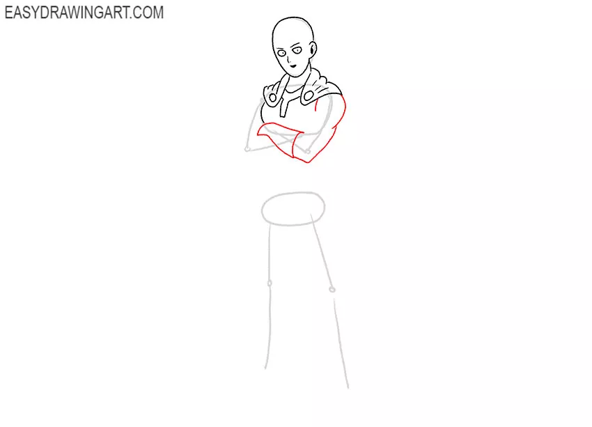 how to draw one punch man step by step