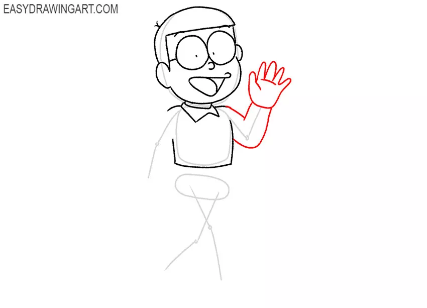 Nobita drawing tutorial