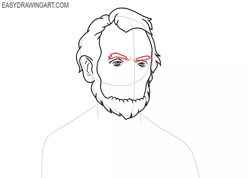 Learn How to Draw Abraham Lincoln from Xavier Riddle and the Secret Museum  (Xavier Riddle and the Secret Museum) Step by Step : Drawing Tutorials