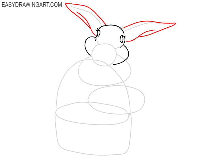 how to draw an easter bunny art hub