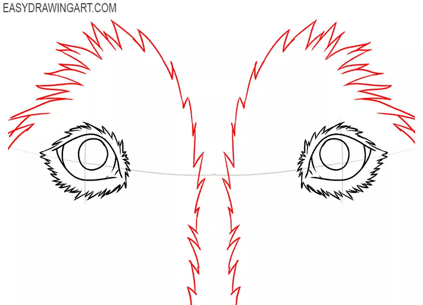 how to draw dog eyes realistic