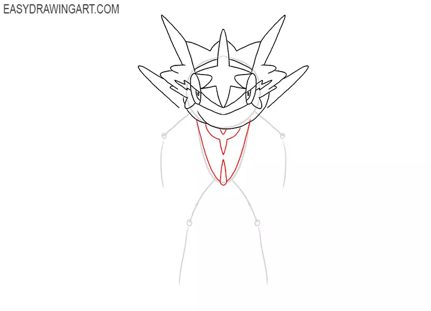 Ash Greninja drawing tutorial