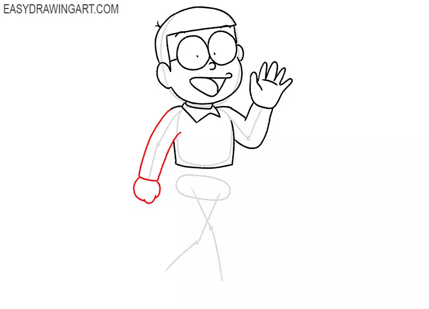 Nobita drawing guide