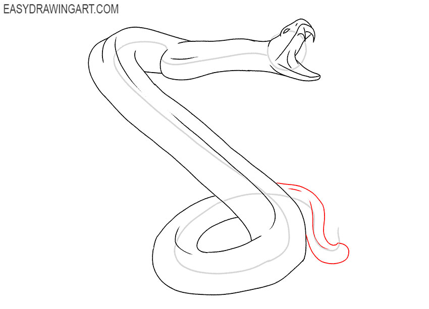 art hub how to draw a rattlesnake