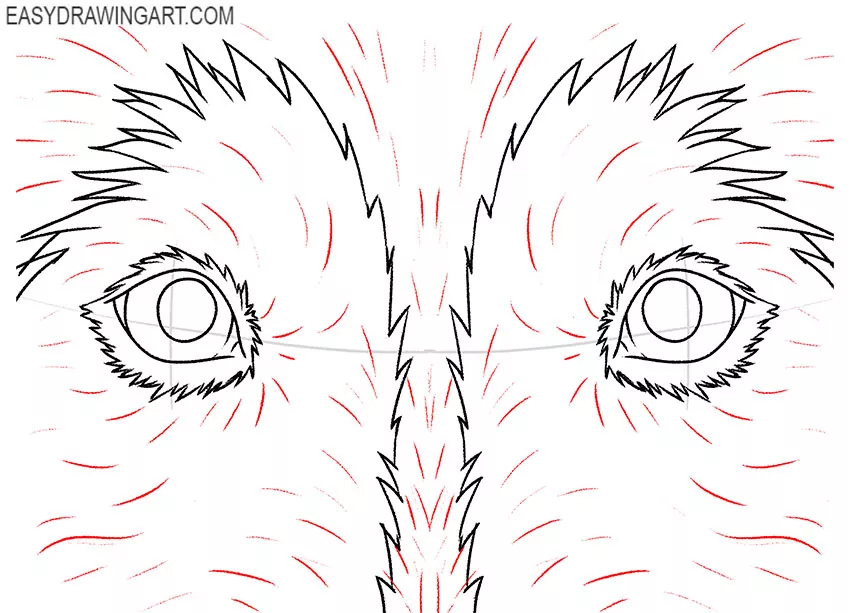how to draw cute dog eyes