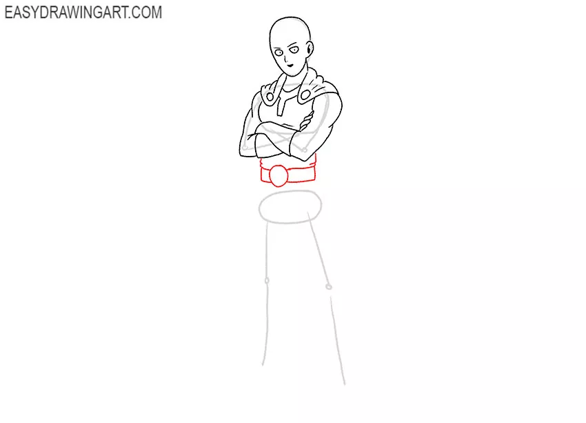 how to draw one punch man for beginners