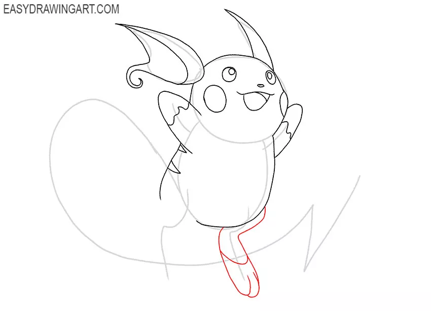 raichu drawing lesson