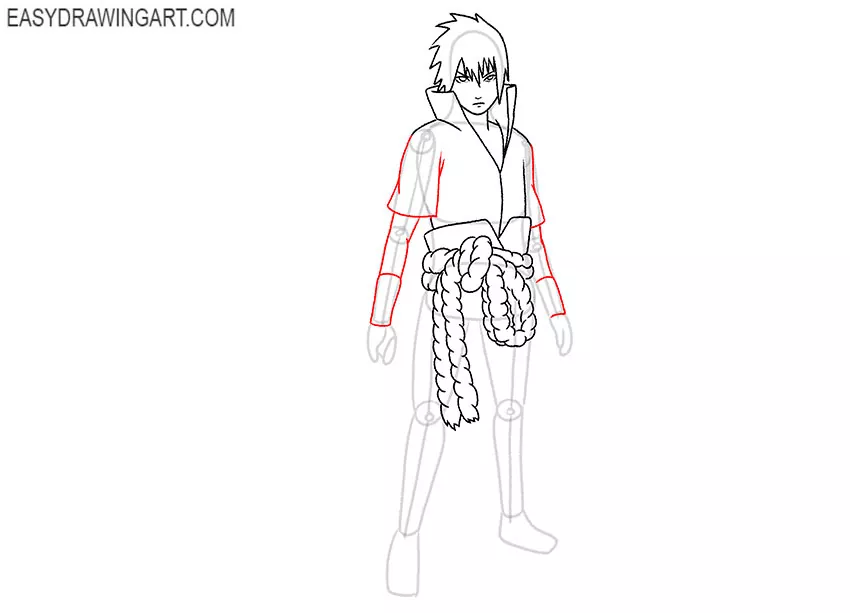 HOW TO DRAW SASUKE UCHIHA - NARUTO SHIPPUDEN 