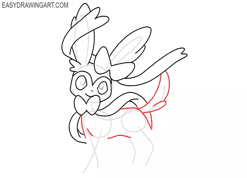 sylveon drawing guide