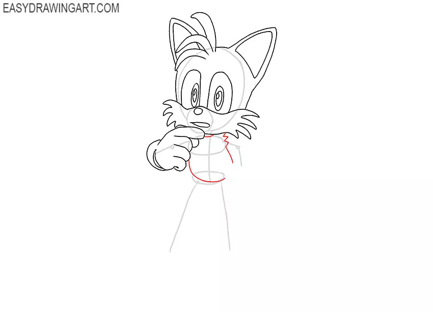 tails drawing lesson