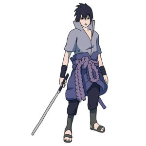 How to Draw Sasuke