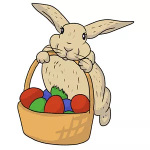 How to Draw an Easter Bunny