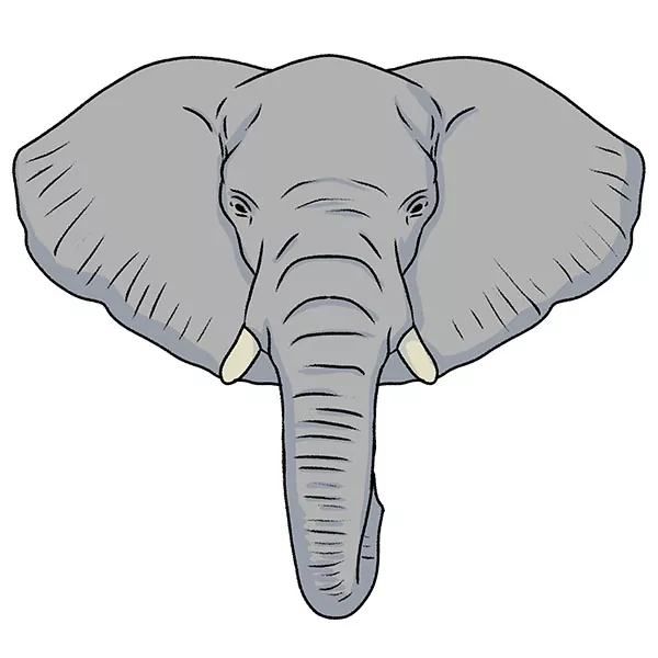 The Elephant Drawing by Roshan Barnes | Saatchi Art-saigonsouth.com.vn