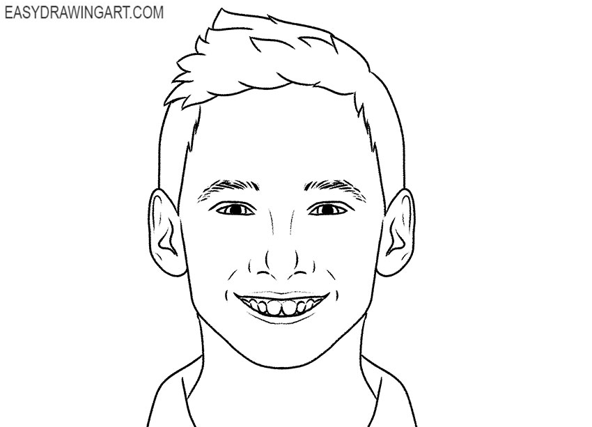 Child Face drawing guide