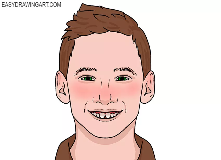simple Child Face drawing