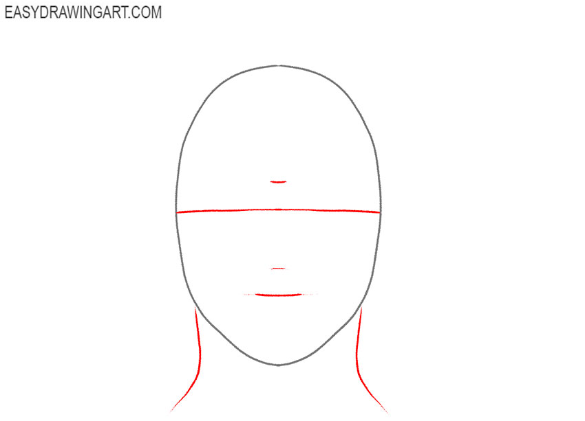 how to draw a child's face easy