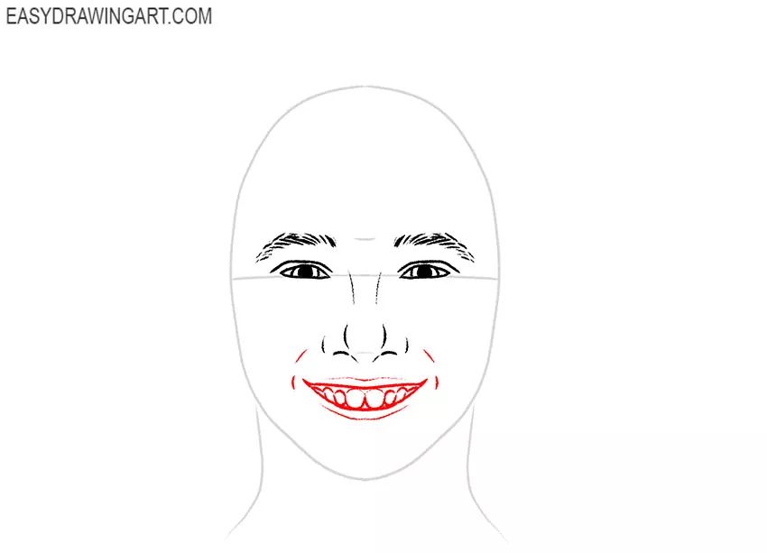 how to draw a boy face step by step easy