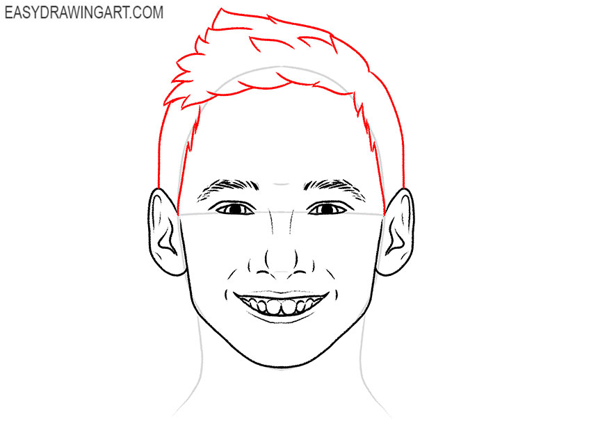 Child Face drawing lesson