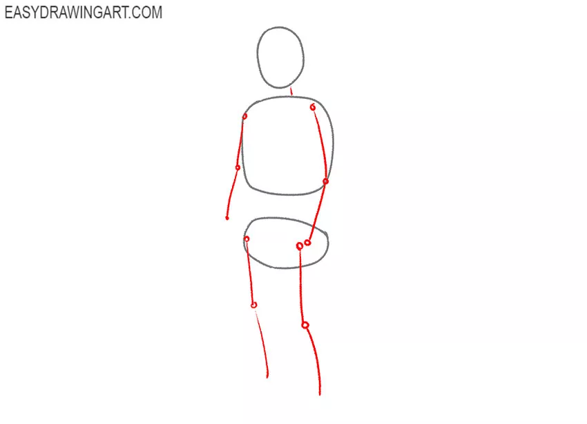 how to draw a firefighter step by step