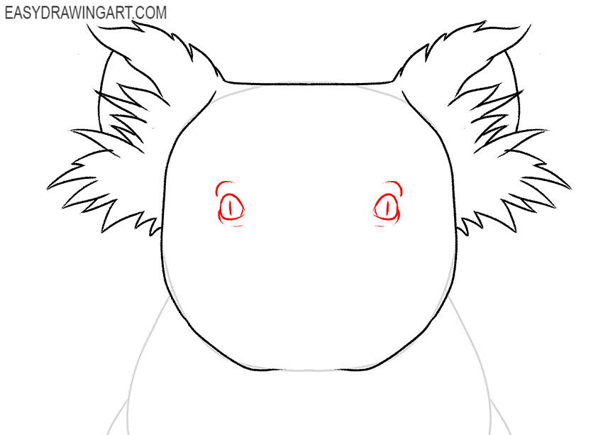 how to draw a koala bear art hub