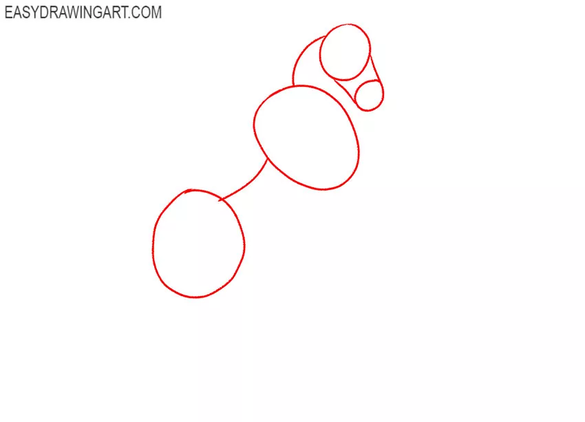 how to draw a standing horse step by step