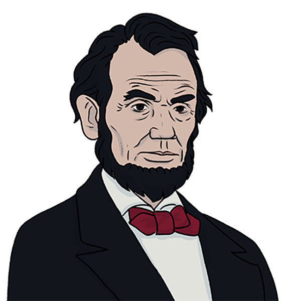 Abraham Lincoln - Sketch - Anchit 's Ko-fi Shop - Ko-fi ❤️ Where creators  get support from fans through donations, memberships, shop sales and more!  The original 'Buy Me a Coffee' Page.