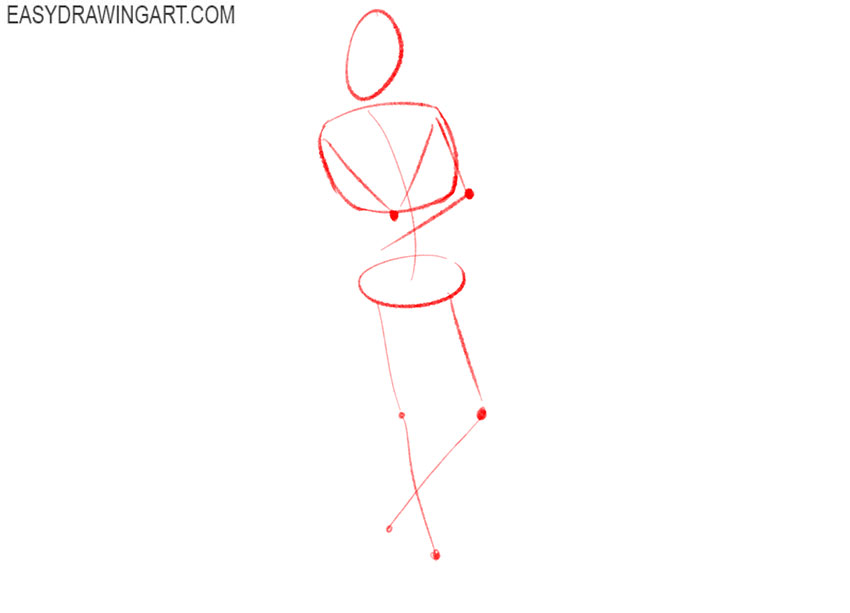 how to draw an artist easy