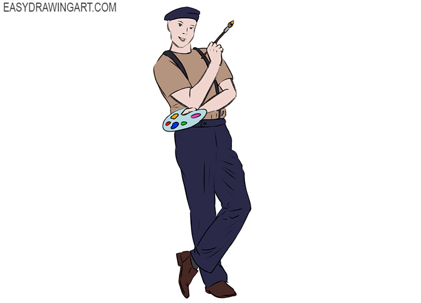  simple artist drawing
