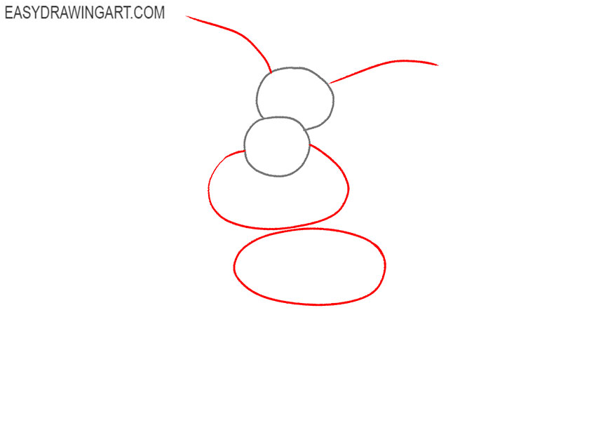 how to draw an easter bunny simple