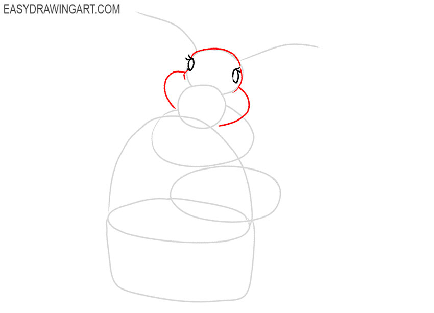 how to draw an easter bunny for kids