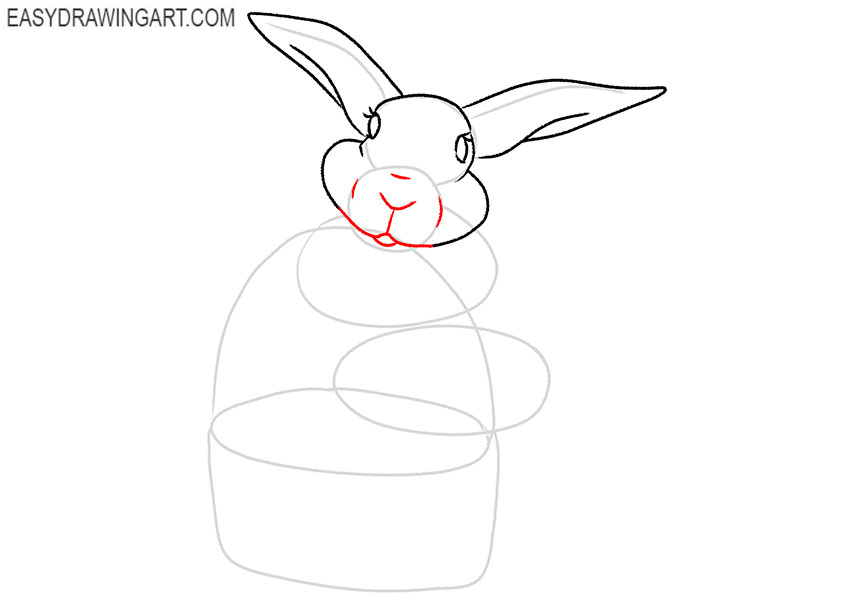 how to draw a cute easter bunny art hub