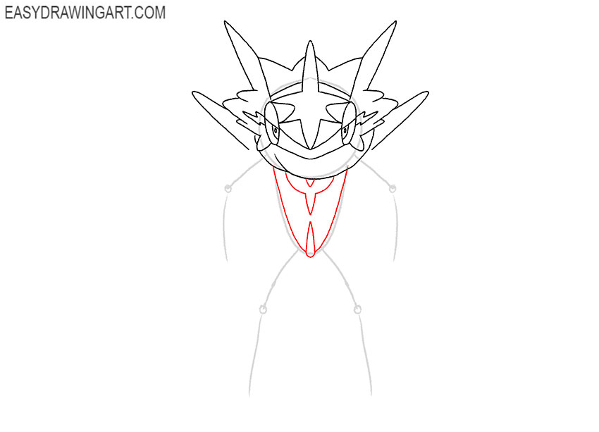 Ash Greninja drawing tutorial