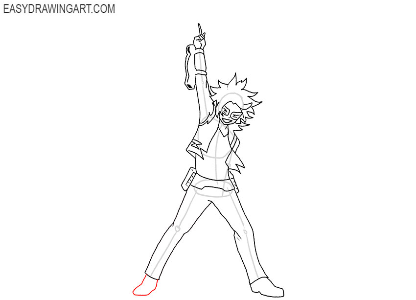 realistic Denki Kaminari drawing