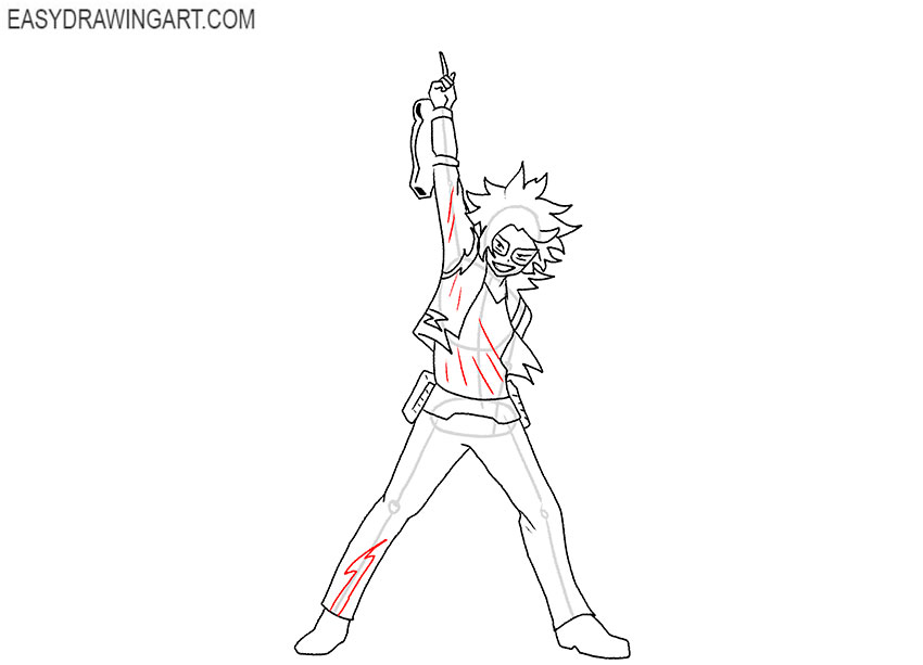 Denki Kaminari drawing