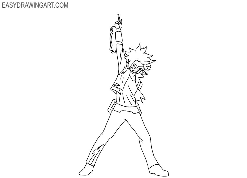Denki Kaminari drawing for beginners