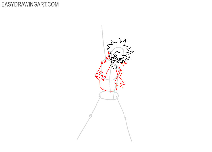 Denki Kaminari drawing lesson