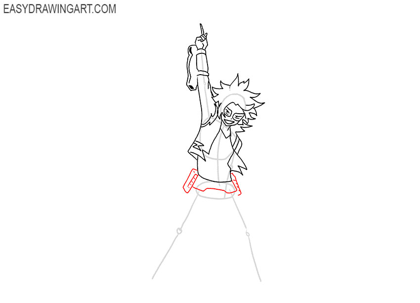 Denki Kaminari drawing guide