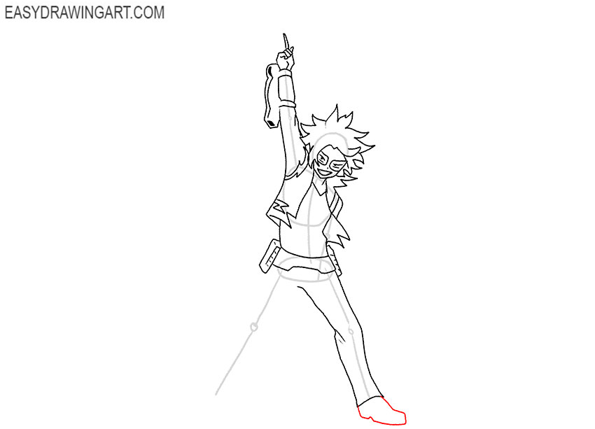 easy Denki Kaminari drawing